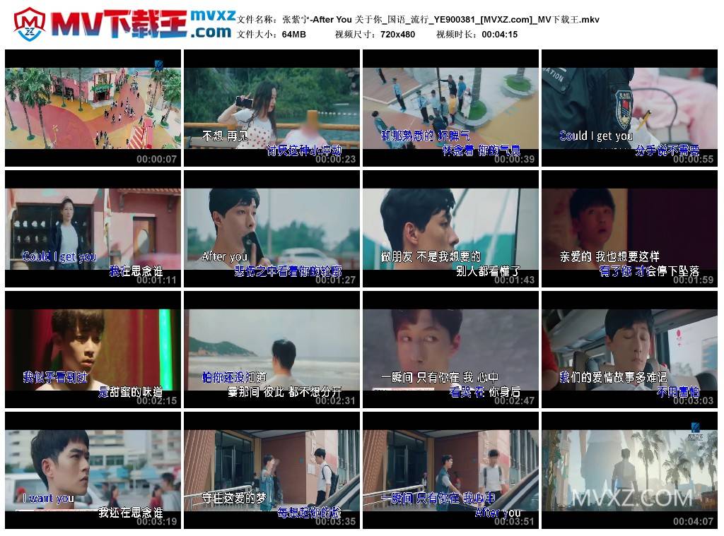 张紫宁-After You 关于你_国语_流行_YE900381